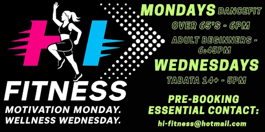 DanceFit Mondays & Wednesdays